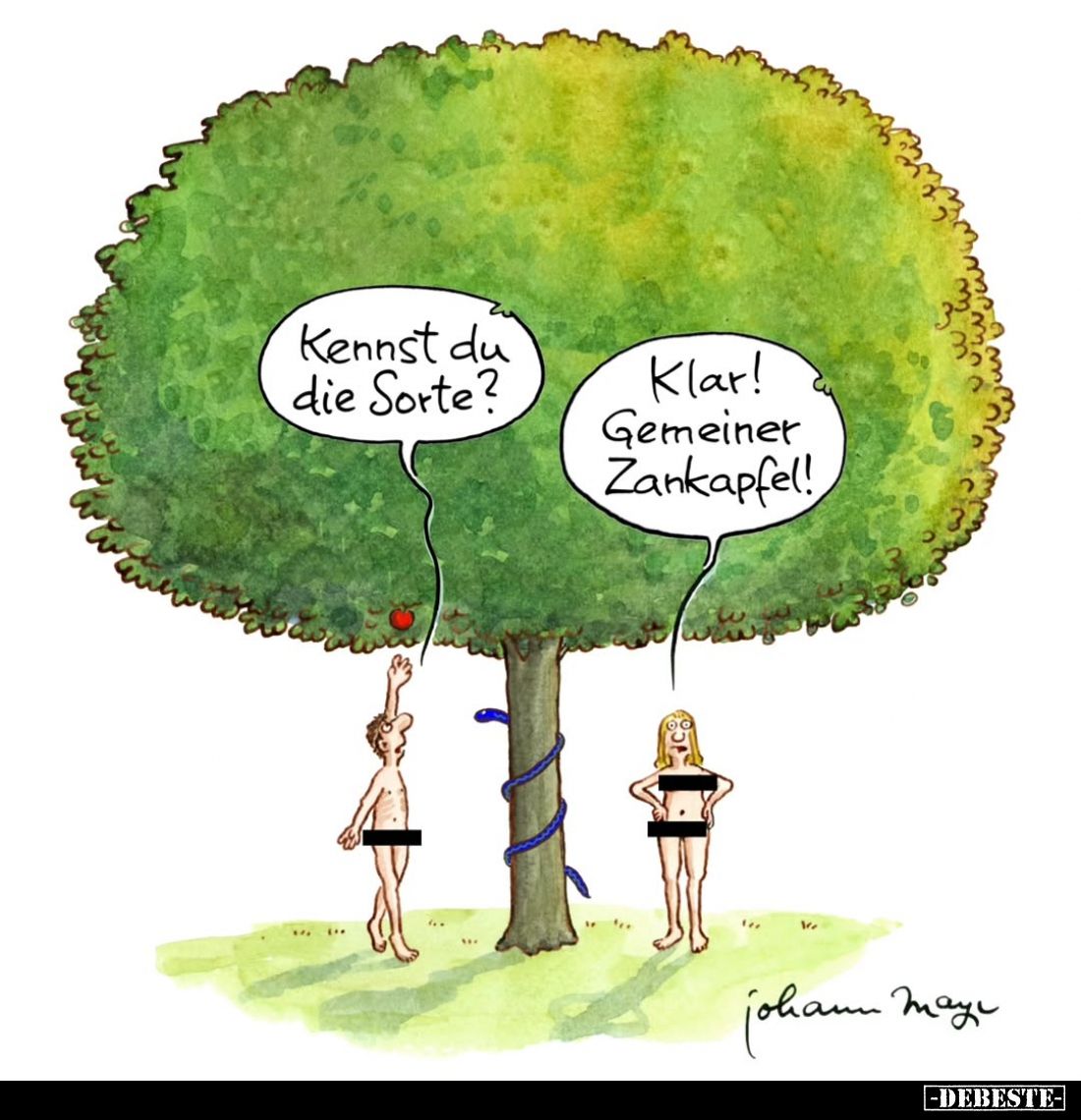Kennst du die Sorte? -
Klar! Gemeiner Zankapfel!