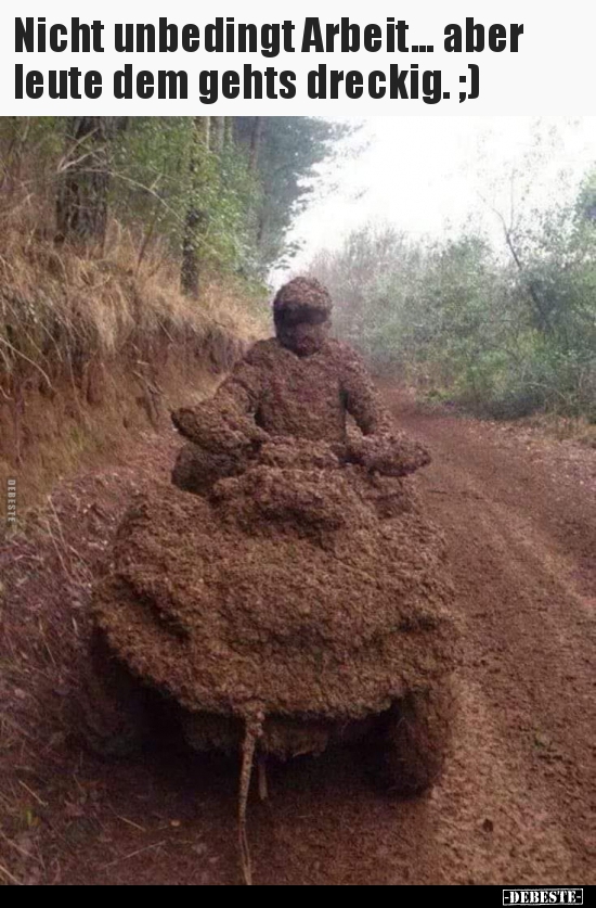 Nicht unbedingt Arbeit... aber leute dem gehts dreckig...