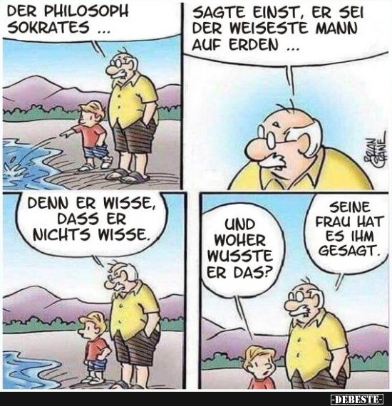 Der Philosoph Sokrates.. - Lustige Bilder | DEBESTE.de