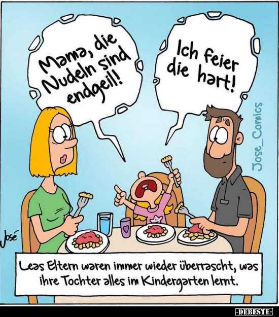 Mama, die Nudeln sind endgeil!.. - Lustige Bilder | DEBESTE.de