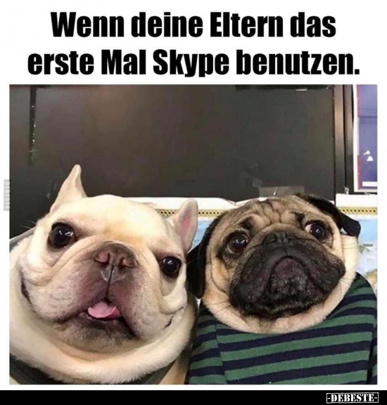Wenn deine Eltern das erste Mal Skype benutzen... - Lustige Bilder | DEBESTE.de