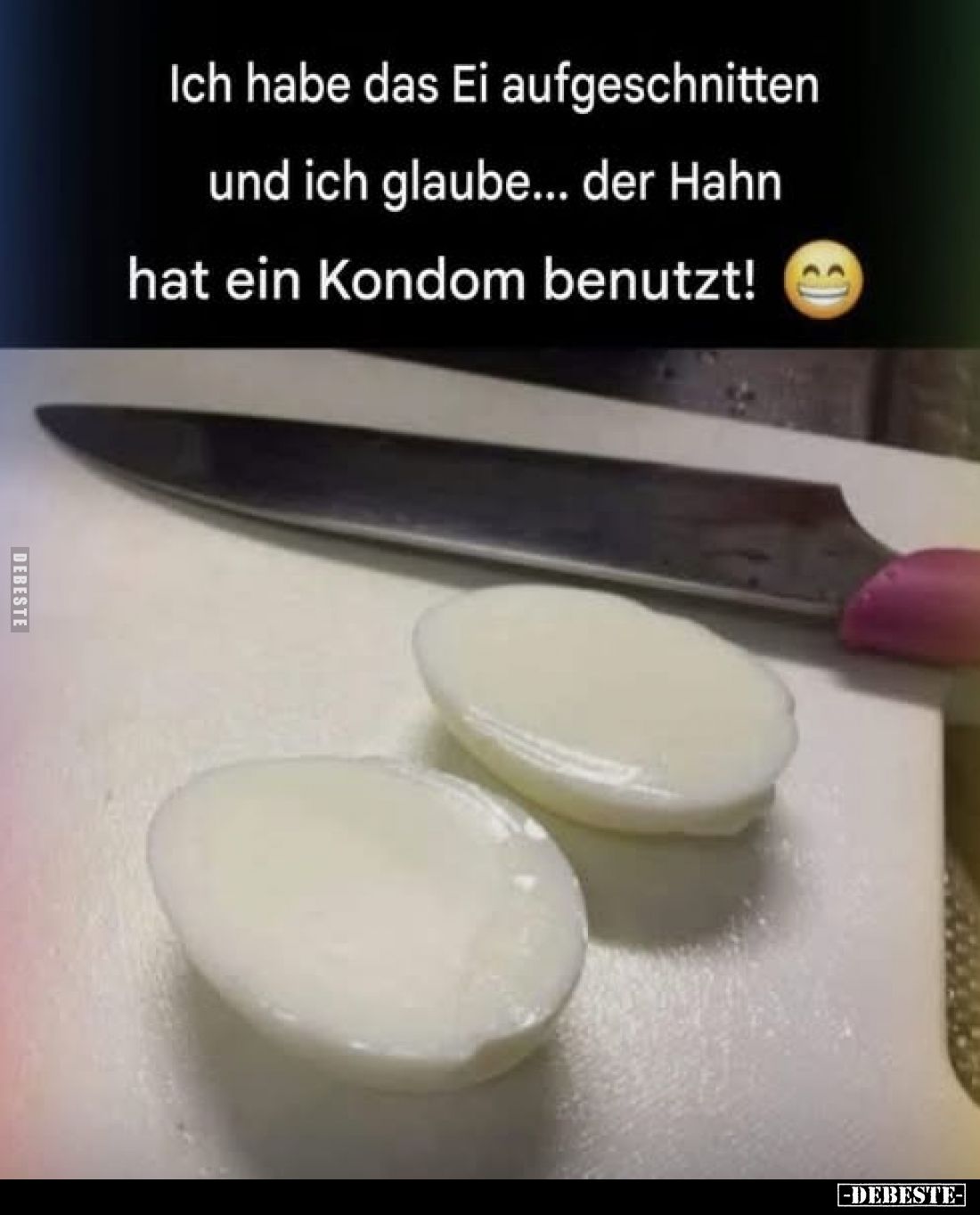 Ich habe das Ei aufgeschnitten... - Lustige Bilder | DEBESTE.de