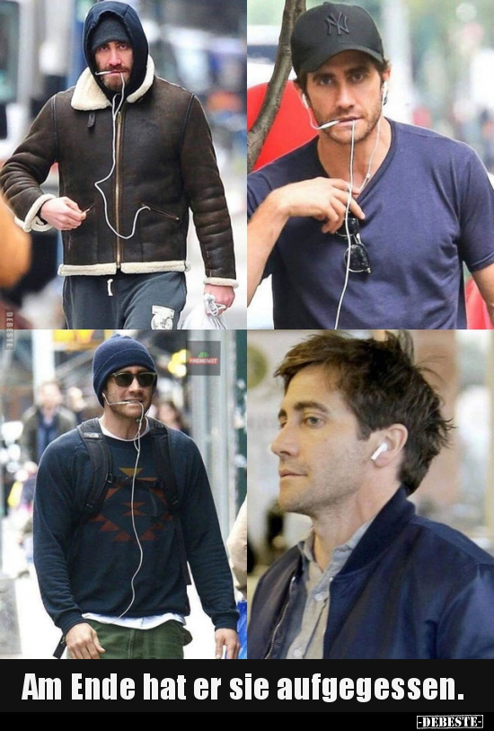 Am Ende hat er sie aufgegessen...