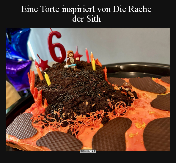 Eine Torte inspiriert von Die Rache der Sith.. - Lustige Bilder | DEBESTE.de