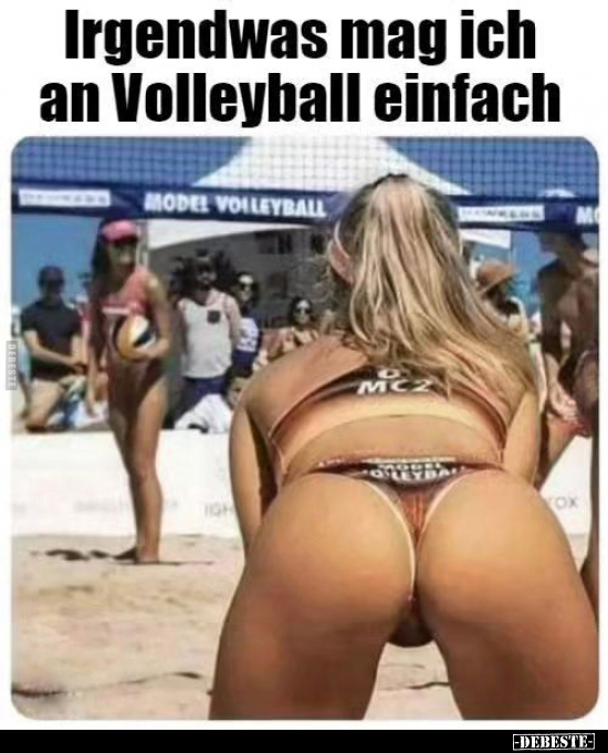 Irgendwas mag ich an Volleyball einfach.. - Lustige Bilder | DEBESTE.de