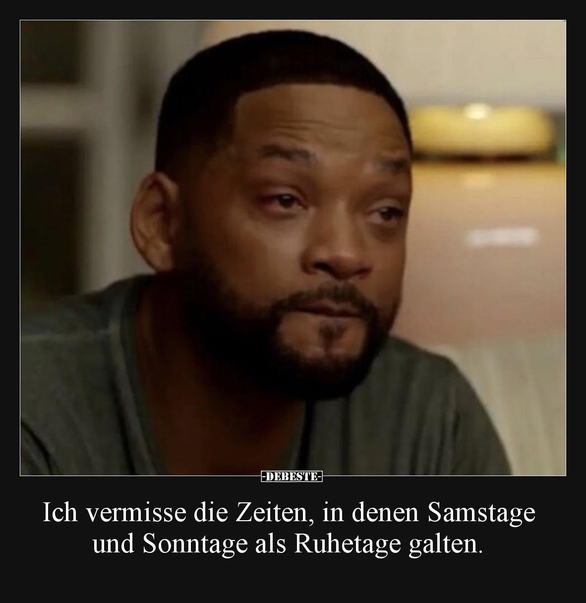 Ich vermisse die Zeiten, in denen Samstage und Sonntage als Ruhetage galten.