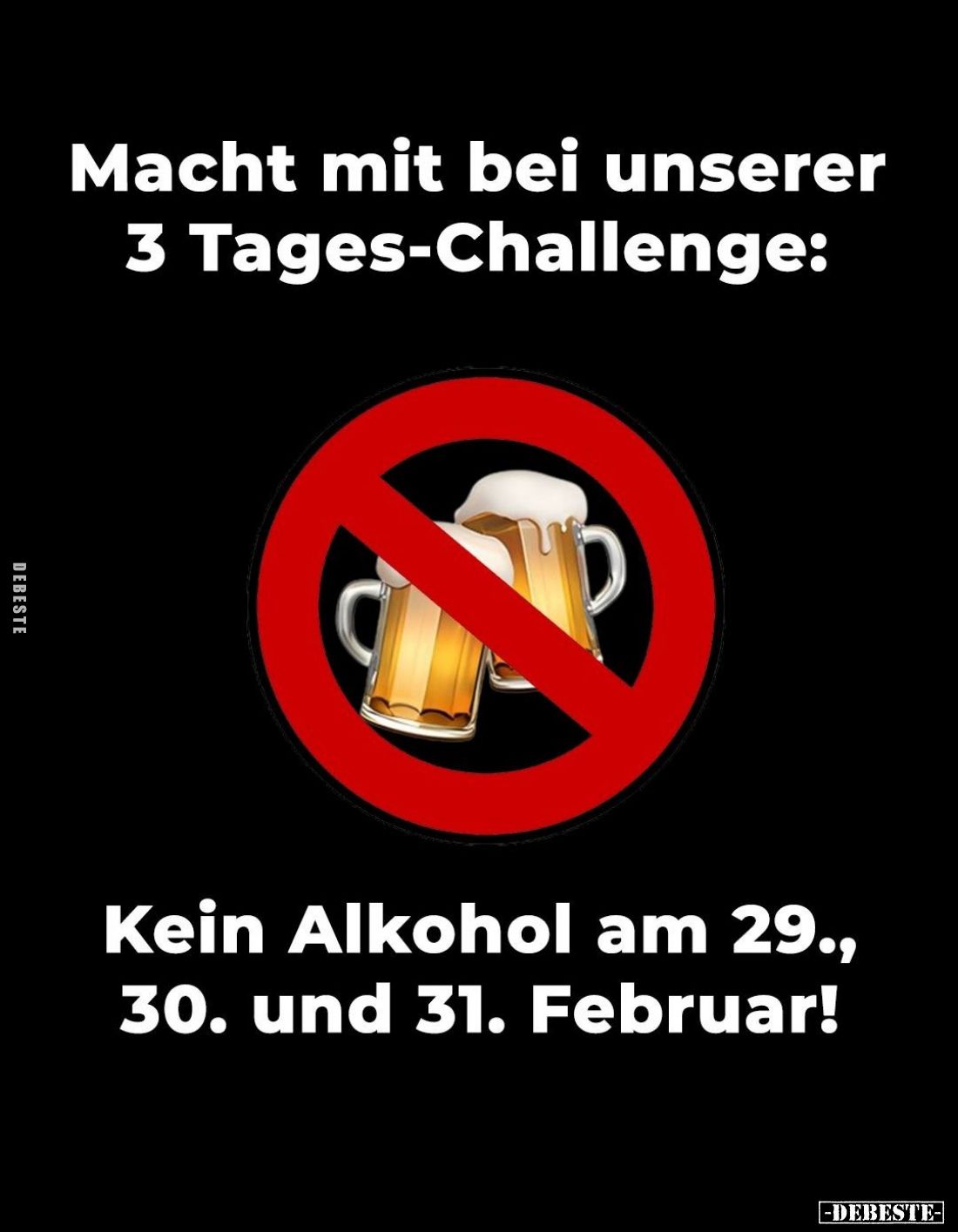 Macht mit bei unserer 3 Tages-Challenge.. - Lustige Bilder | DEBESTE.de