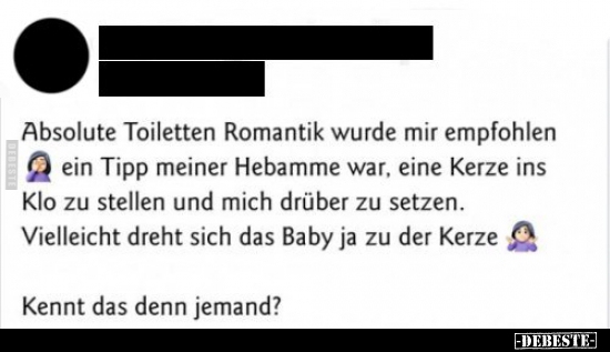 Absolute Toiletten Romantik wurde mir empfohlen.. - Lustige Bilder | DEBESTE.de