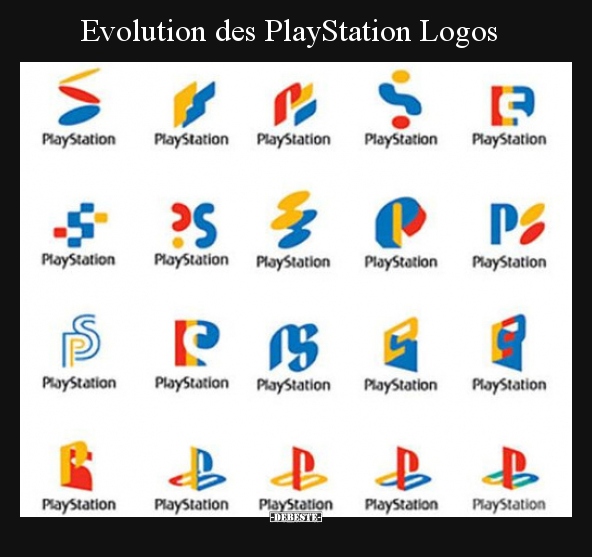 Evolution des PlayStation Logos.. - Lustige Bilder | DEBESTE.de