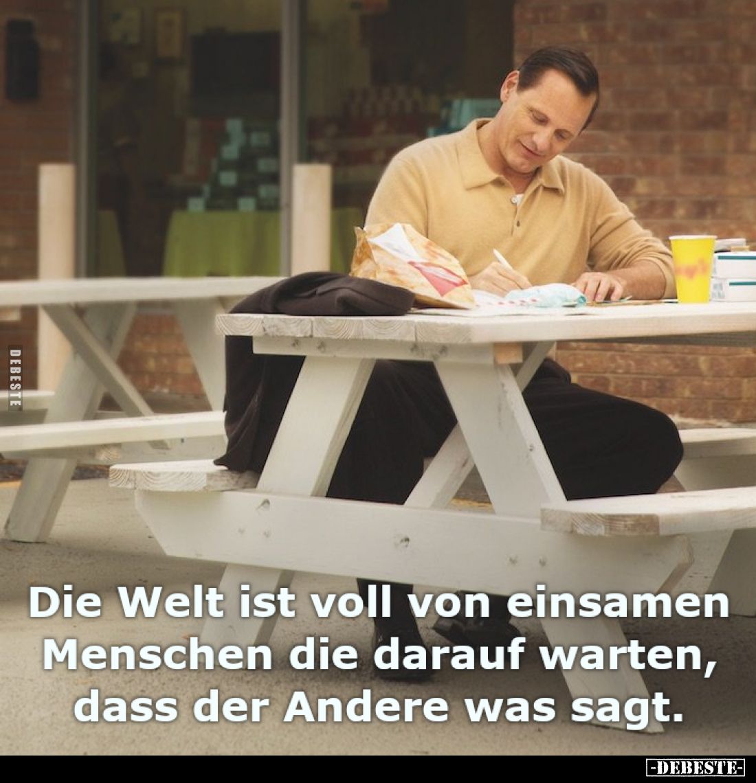 Die Welt ist voll von einsamen Menschen die darauf warten.. - Lustige Bilder | DEBESTE.de