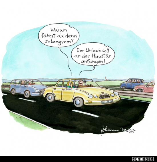 Warum fährst du denn So langsam?.. - Lustige Bilder | DEBESTE.de