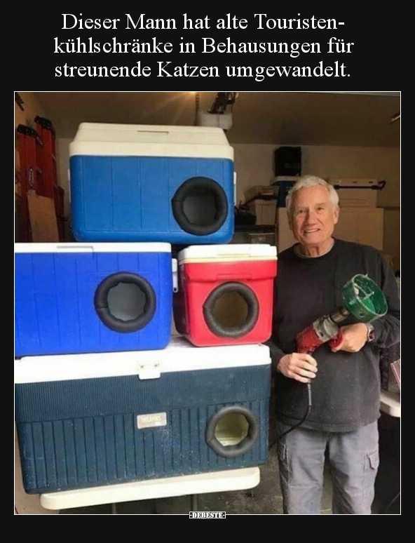 Dieser Mann hat alte Touristenkühlschränke in Behausungen.. - Lustige Bilder | DEBESTE.de