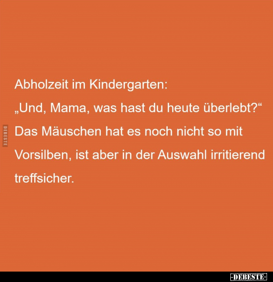 Abholzeit im Kindergarten.. - Lustige Bilder | DEBESTE.de