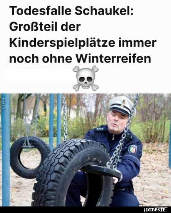 Todesfalle Schaukel.. - Lustige Bilder | DEBESTE.de