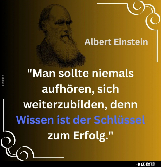 "Man sollte niemals aufhören, sich weiterzubilden.." - Lustige Bilder | DEBESTE.de