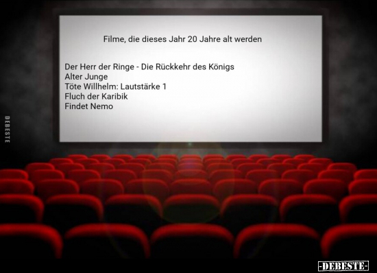 Filme, die dieses Jahr 20 Jahre alt werden.. - Lustige Bilder | DEBESTE.de