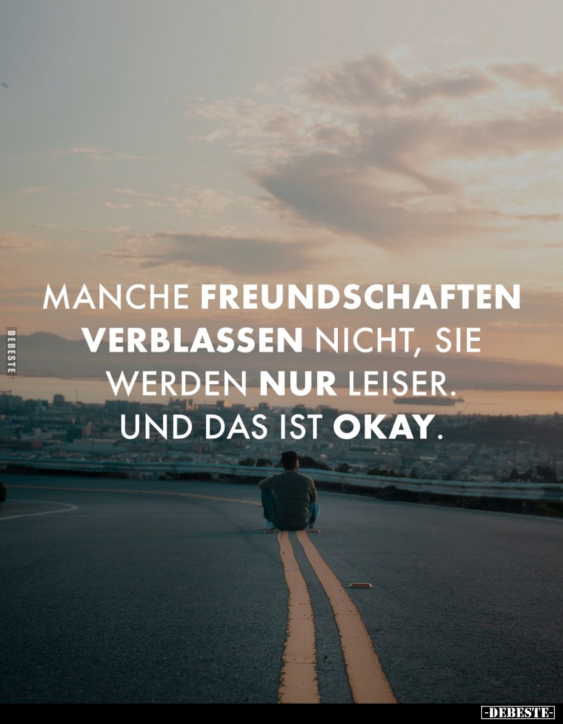 Manche Freundschaften verblassen nicht, sie werden nur leiser. Und das ist okay.