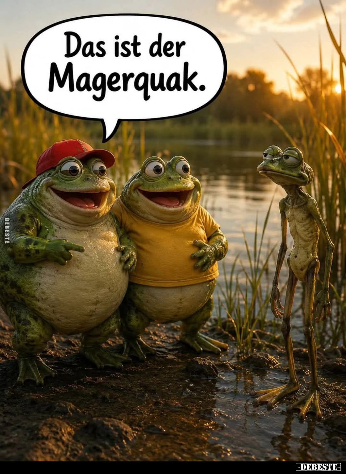 Das ist der Magerquak.