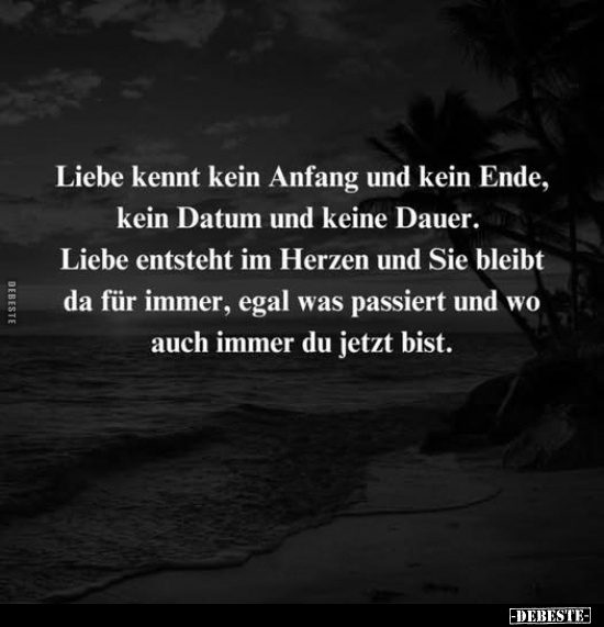 Liebe kennt kein Anfang und kein Ende.. - Lustige Bilder | DEBESTE.de