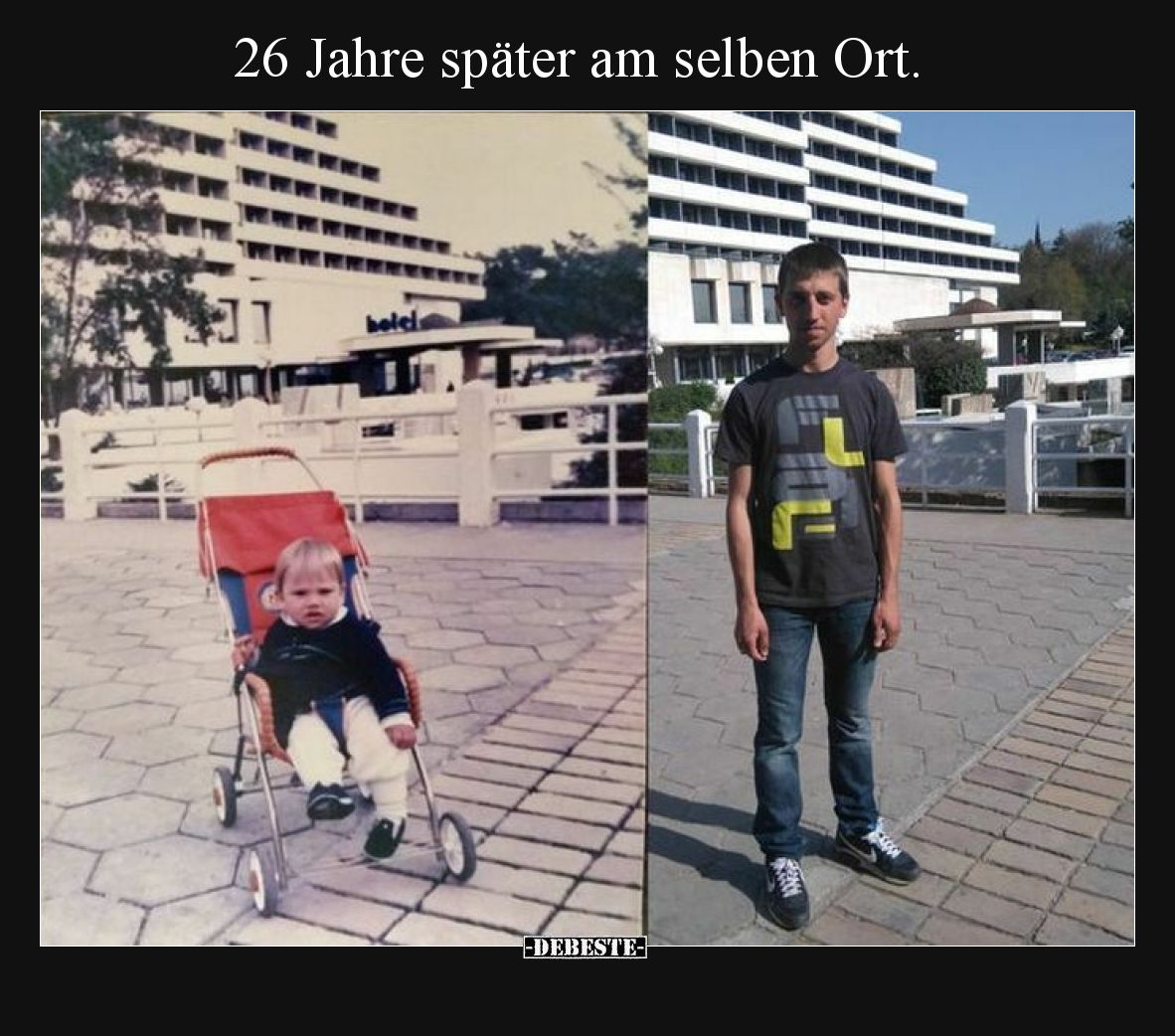26 Jahre später am selben Ort... - Lustige Bilder | DEBESTE.de