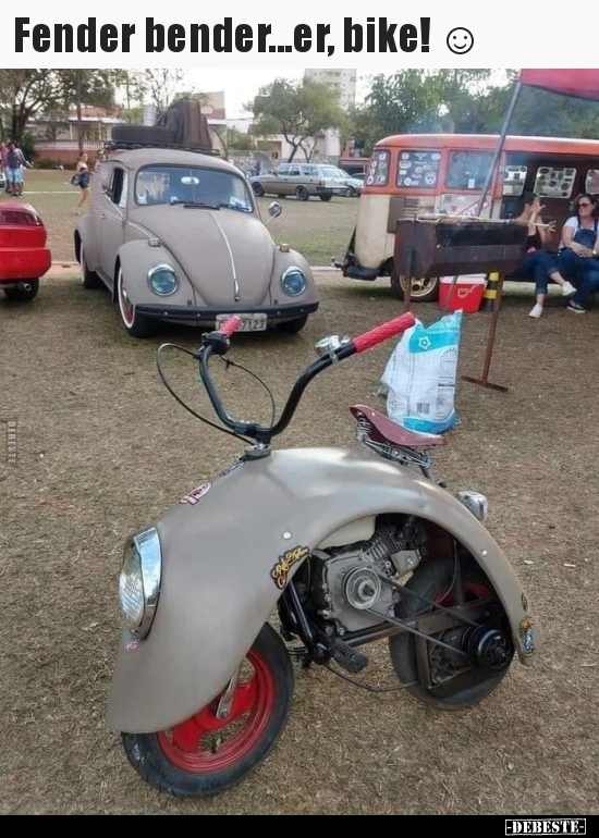 Fender bender...er, bike! ☺..