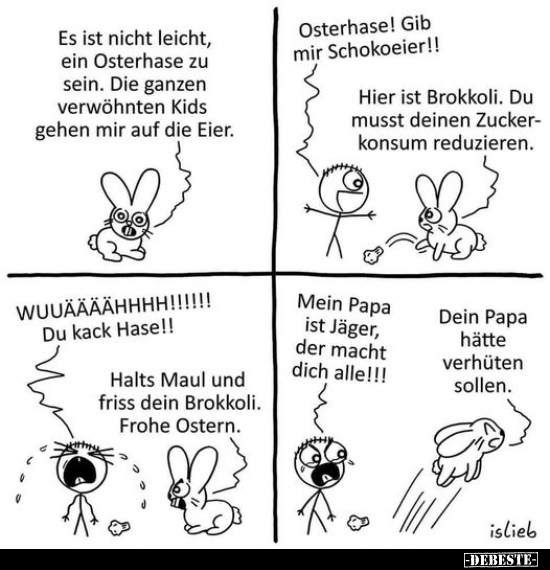 Es ist nicht leicht, ein Osterhase zu sein.. - Lustige Bilder | DEBESTE.de
