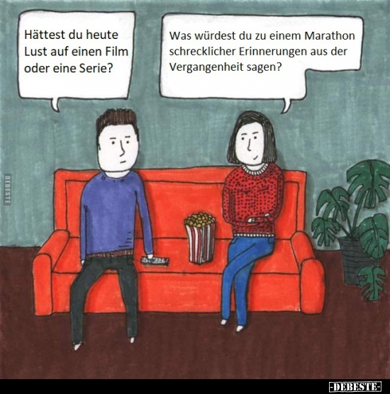 Hättest du heute Lust auf einen Film oder eine Serie?