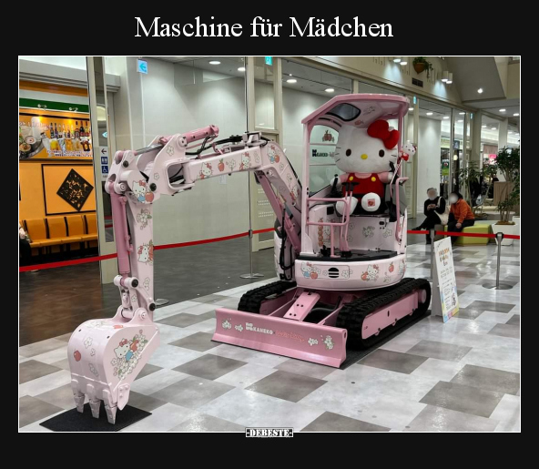 Maschine für Mädchen