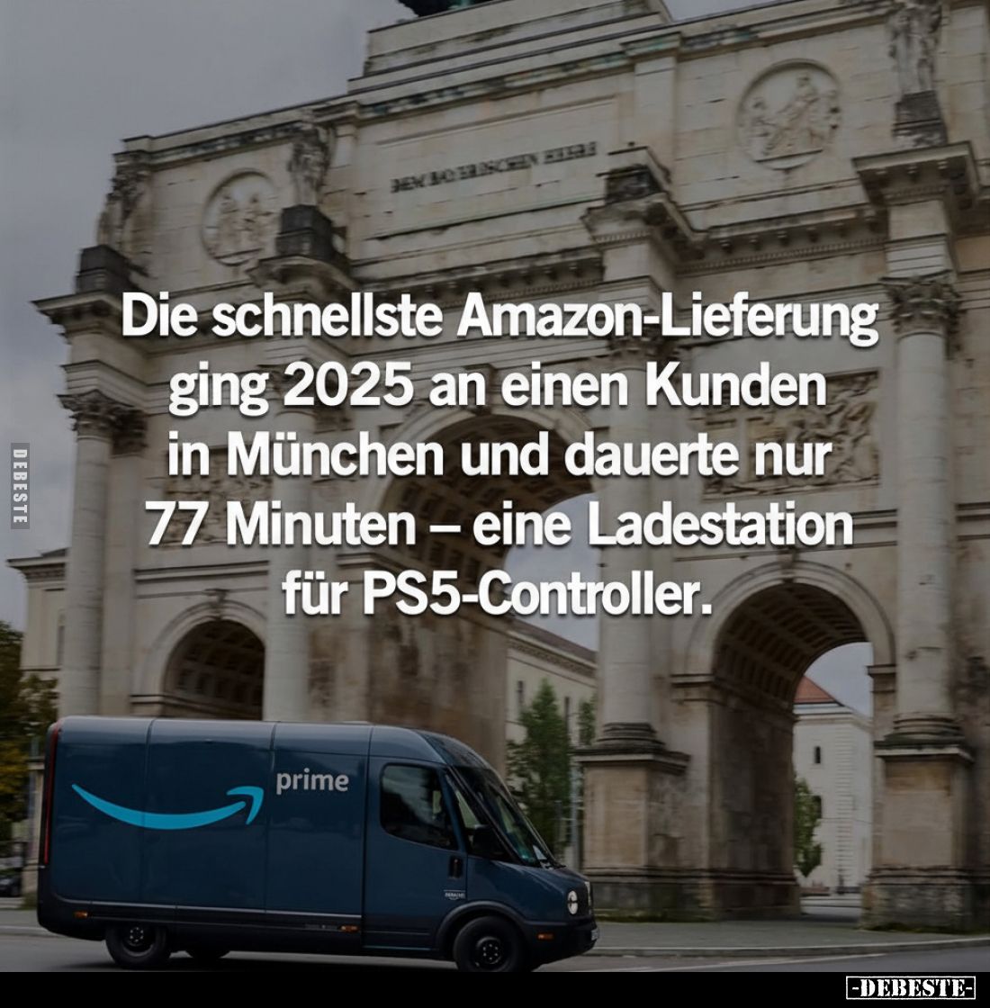 Die schnellste Amazon-Lieferung ging 2025 an einen Kunden.. - Lustige Bilder | DEBESTE.de