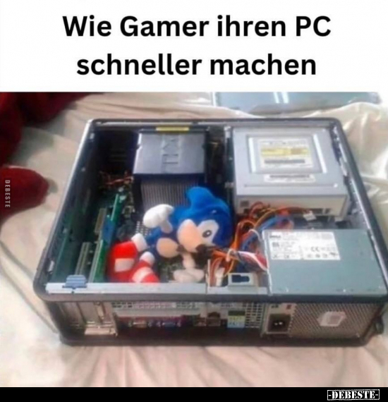 Wie Gamer ihren PC schneller machen... - Lustige Bilder | DEBESTE.de