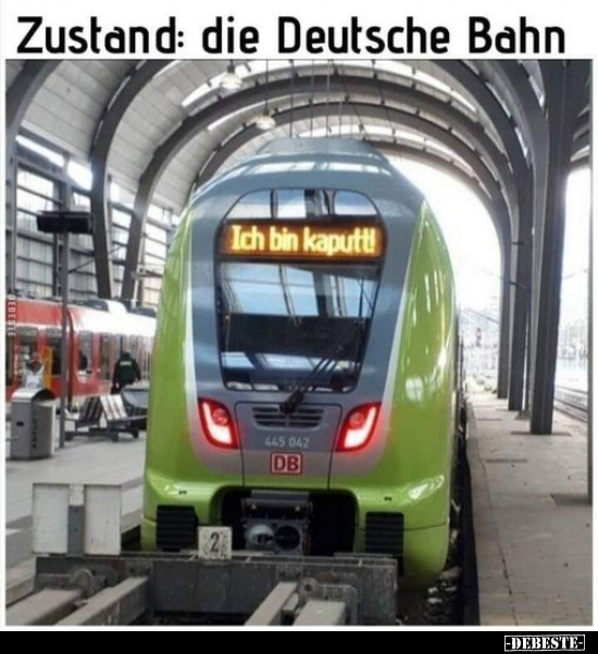Zustand: die Deutsche Bahn.. - Lustige Bilder | DEBESTE.de