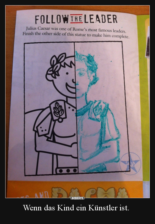 Wenn das Kind ein Künstler ist...