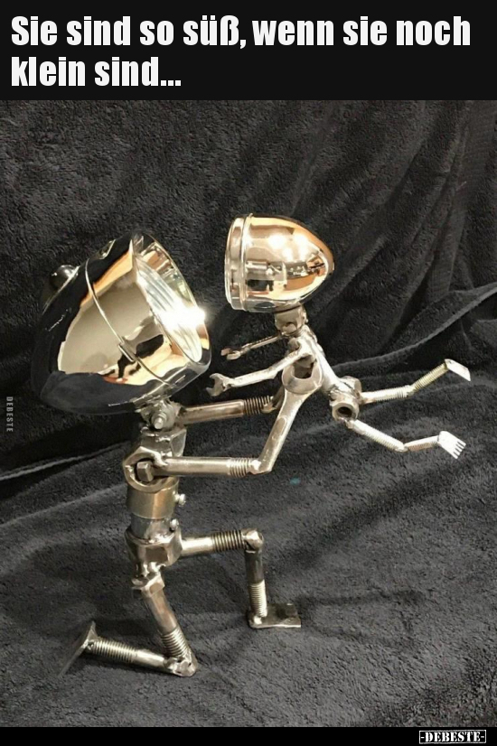 Sie sind so süß, wenn sie noch klein sind...