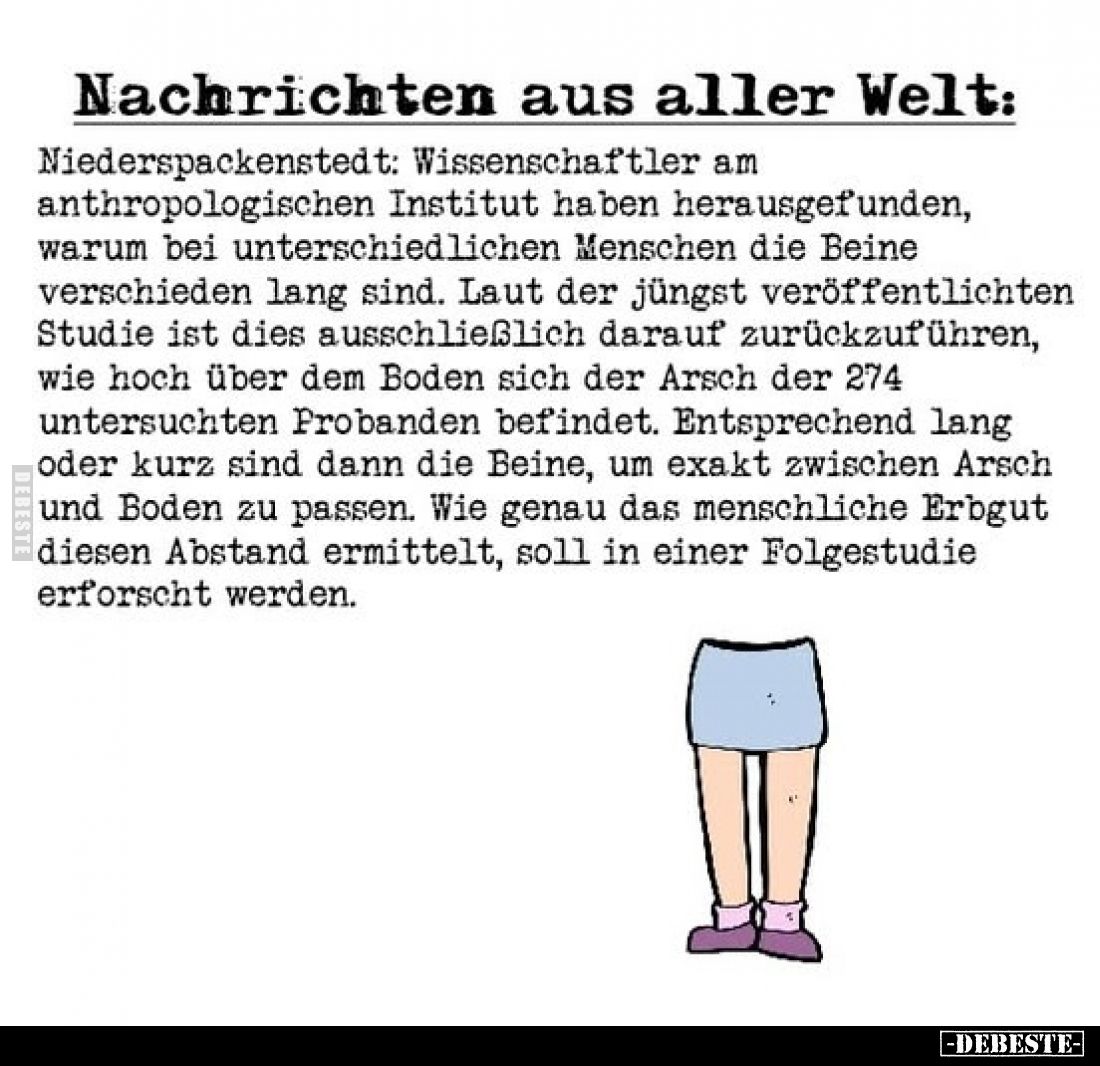 Nachrichten aus aller Welt.. - Lustige Bilder | DEBESTE.de