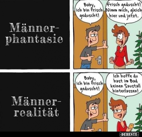 Männer-phantasie / Männer-realität..