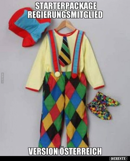 Starterpackage Regierungsmitglied

Version Österreich.