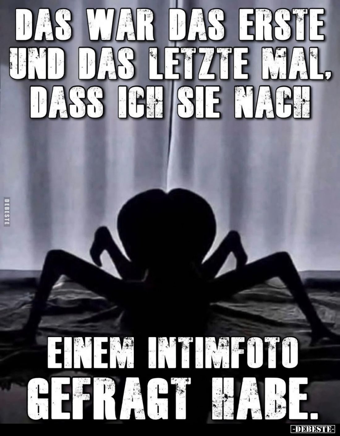 Das war das erste und das letzte Mal, dass ich sie nach
einem Intimfoto gefragt habe.