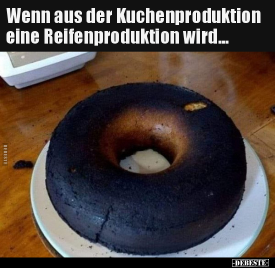 Wenn aus der Kuchenproduktion eine Reifenproduktion..