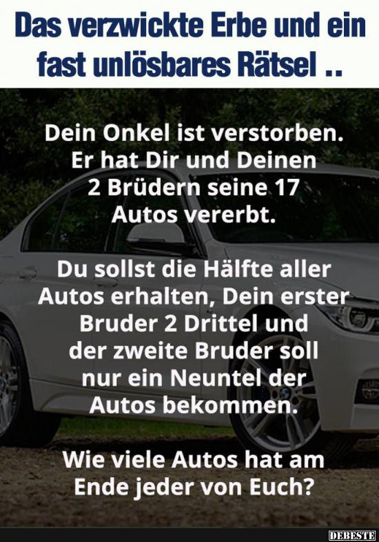 Das verzwickte Erbe und ein fast unlösbares Rätsel..