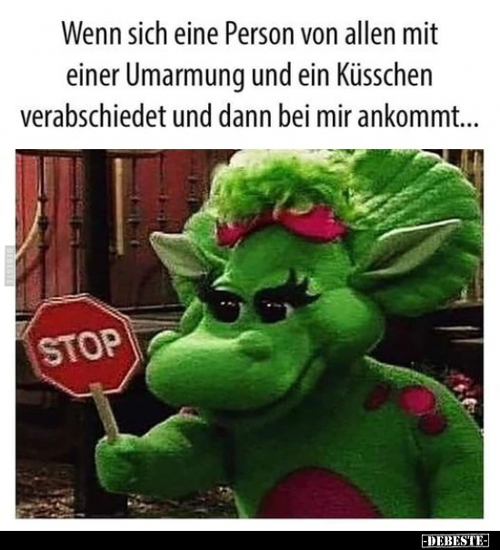 Wenn sich eine Person von allen mit einer Umarmung und ein.. - Lustige Bilder | DEBESTE.de