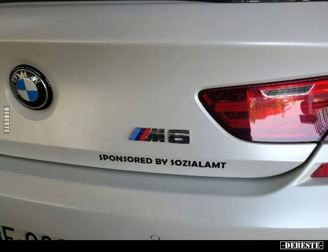 Sponsored by Sozialamt.. - Lustige Bilder | DEBESTE.de