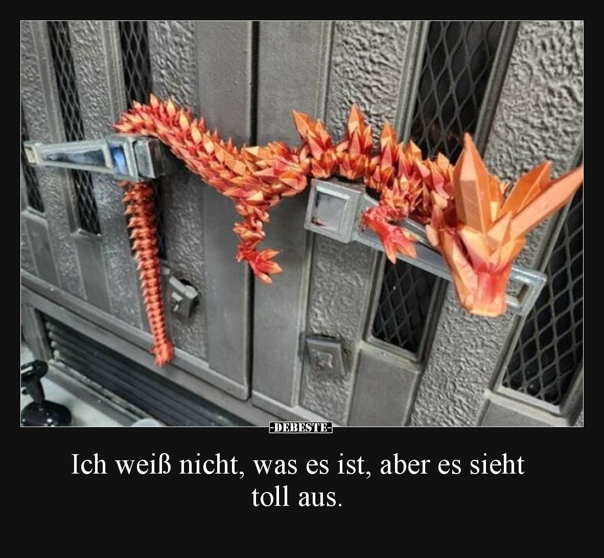 Ich weiß nicht, was es ist, aber es sieht toll aus.