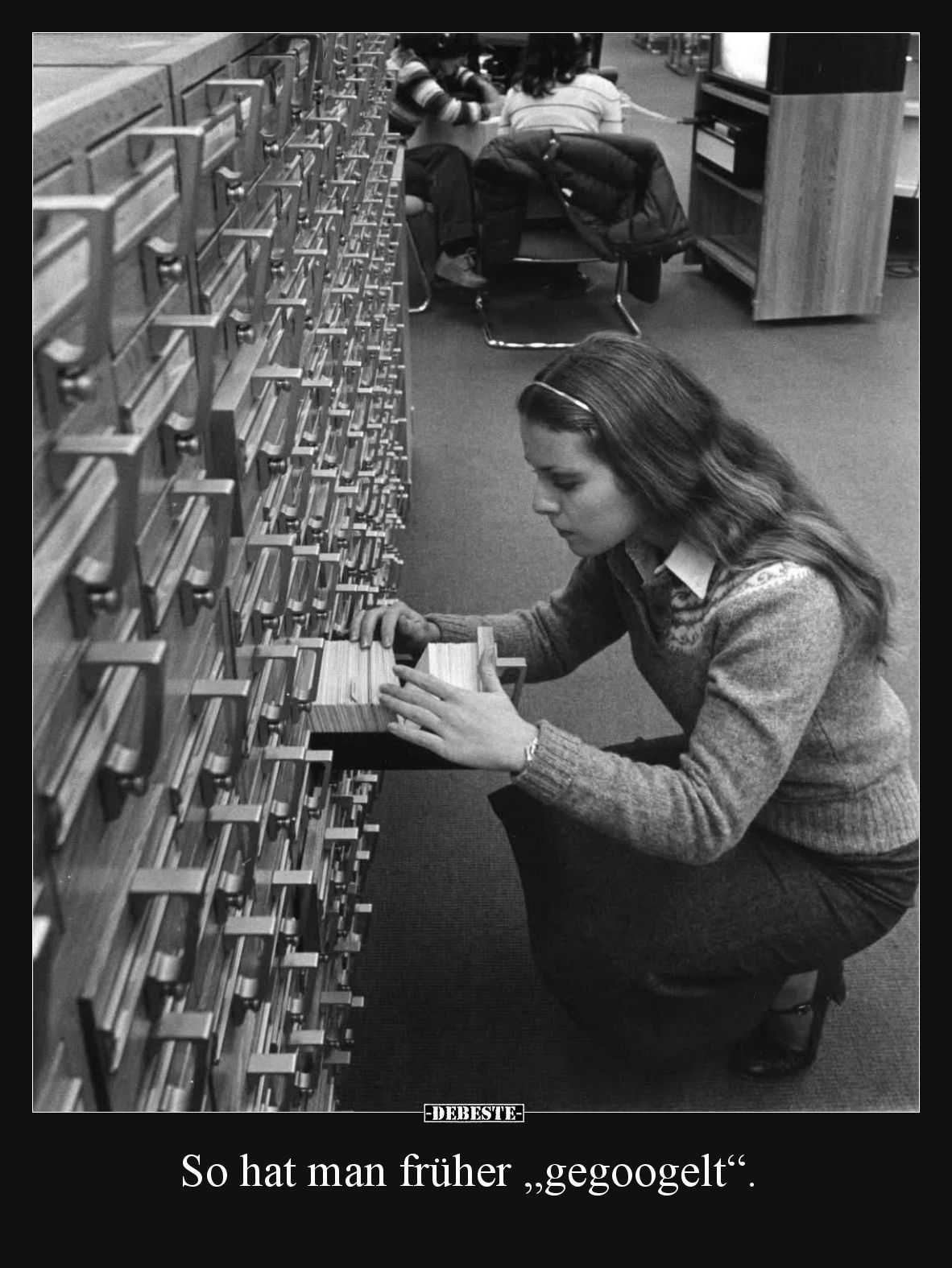 So hat man früher „gegoogelt“.