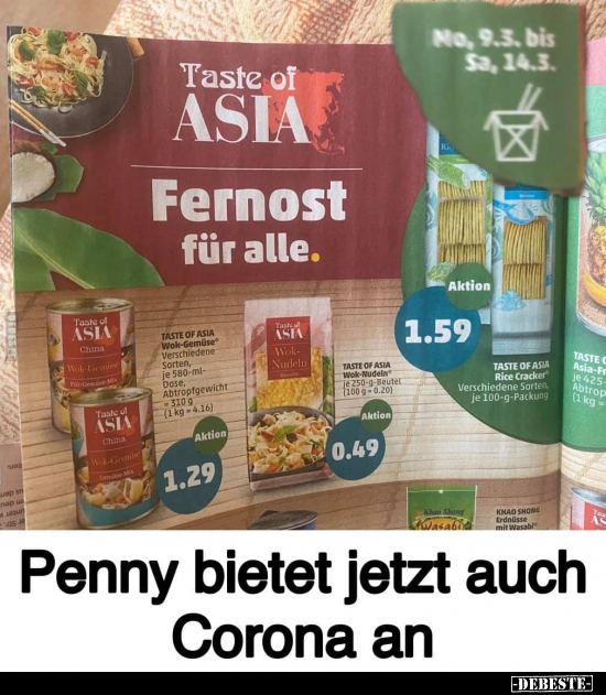 Penny bietet jetzt auch Corona an.. - Lustige Bilder | DEBESTE.de