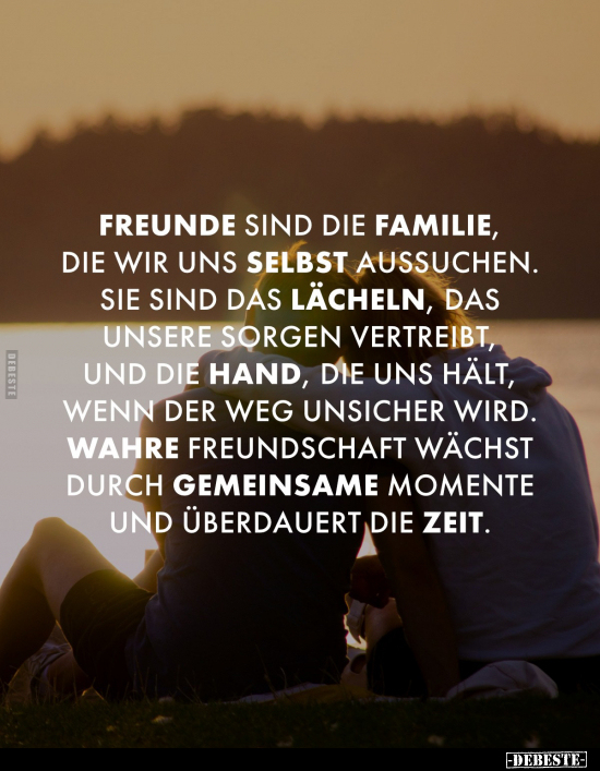 Freunde sind die Familie, die wir uns selbst aussuchen.. - Lustige Bilder | DEBESTE.de