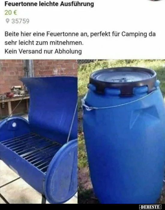 Feuertonne leichte Ausführung...