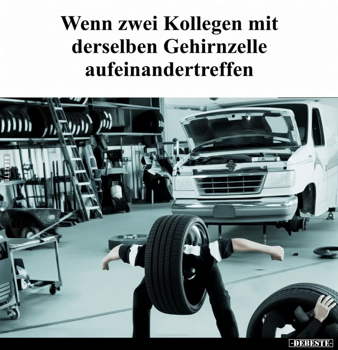Wenn zwei Kollegen mit derselben Gehirnzelle aufeinandertreffen.