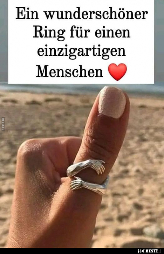 Ein wunderschöner Ring für einen einzigartigen Menschen.. - Lustige Bilder | DEBESTE.de