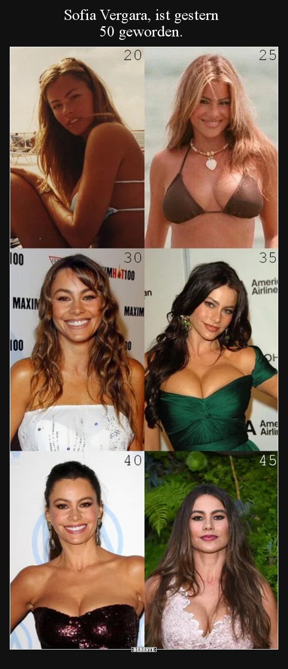 Sofia Vergara, ist gestern 50 geworden.