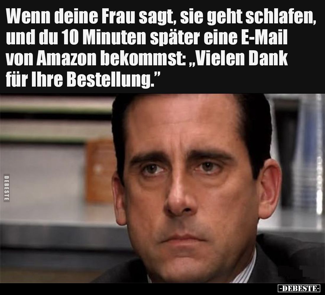 Wenn deine Frau sagt, sie geht schlafen, und du 10 Minuten.. - Lustige Bilder | DEBESTE.de